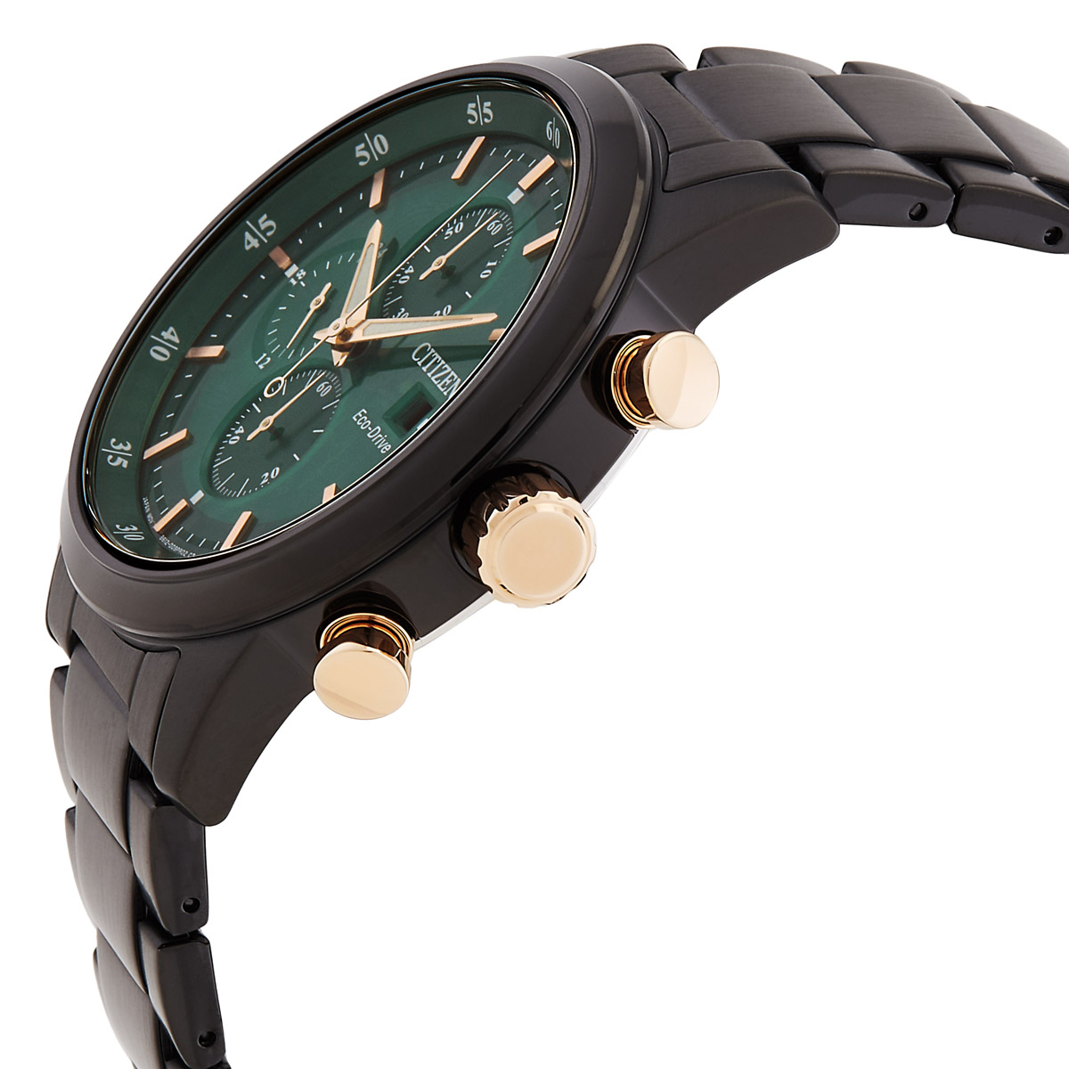 citizen chronograph eco drive green dial men's watch ca0746 85x citizen chronograph eco drive green dial men's watch ca0746 85x