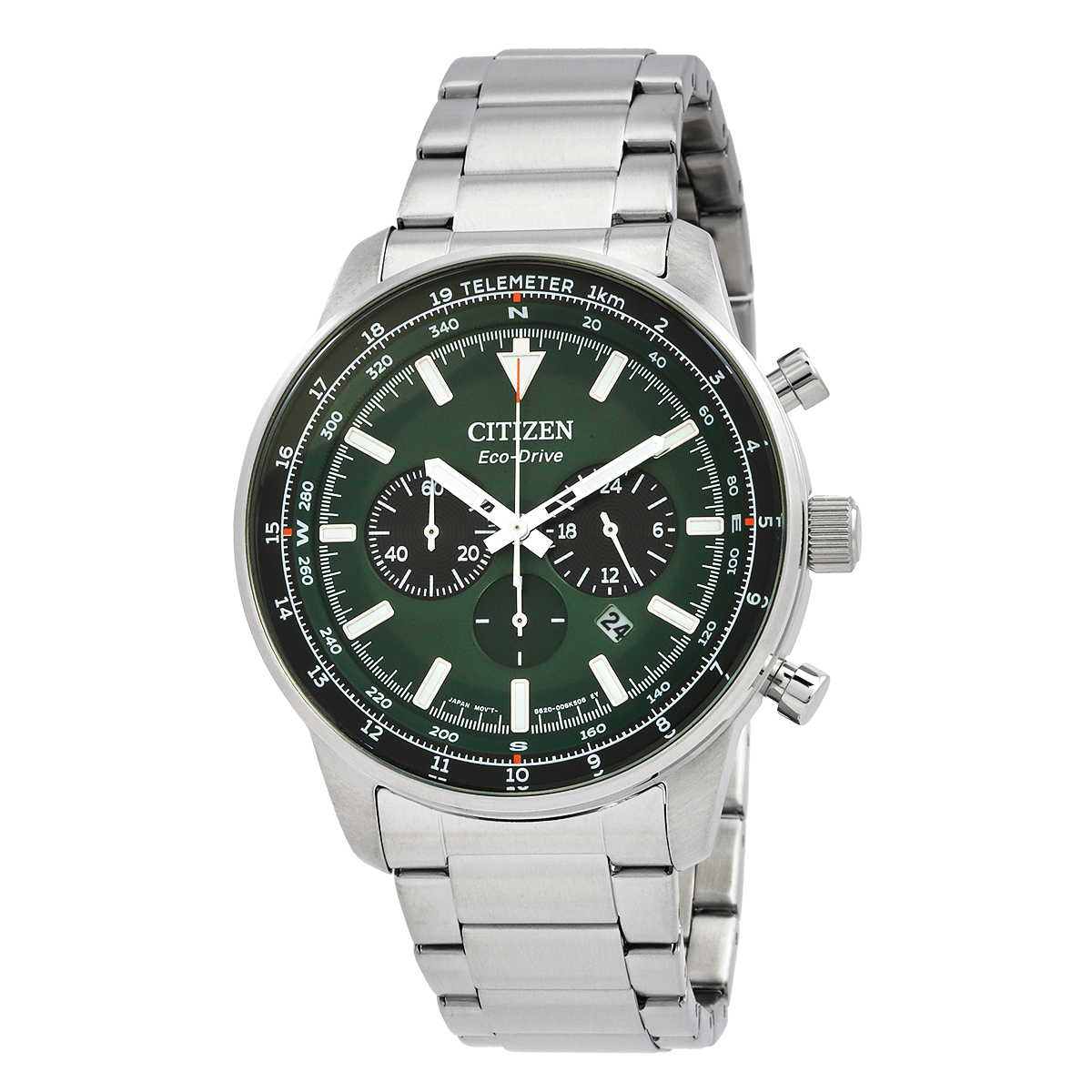 citizen chronograph eco drive green dial men's watch ca4500 91x citizen chronograph eco drive green dial men's watch ca4500 91x
