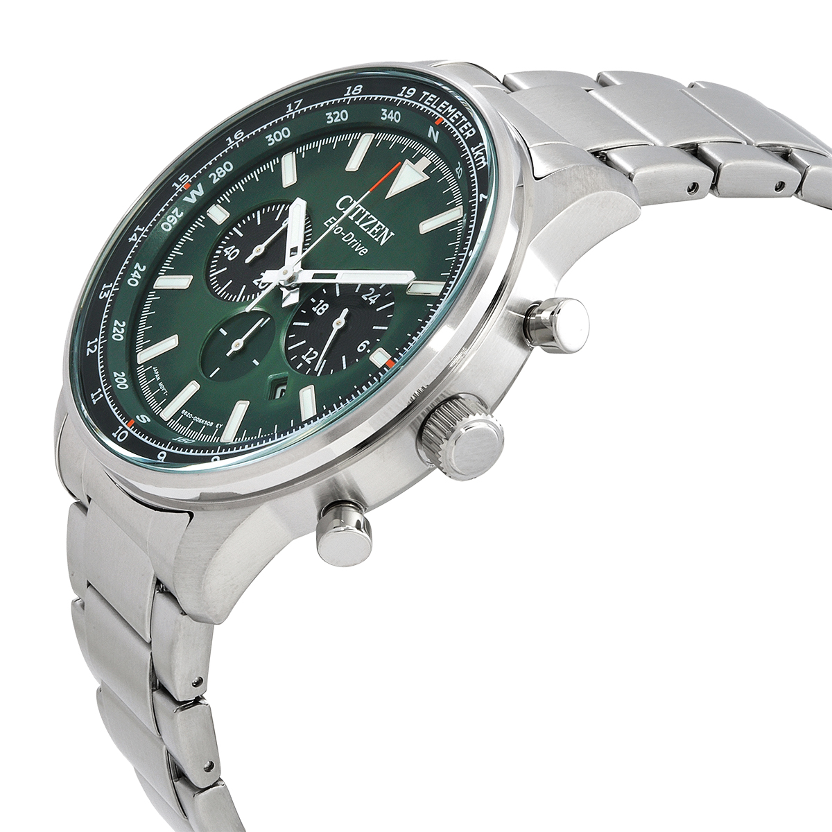 citizen chronograph eco drive green dial men's watch ca4500 91x citizen chronograph eco drive green dial men's watch ca4500 91x