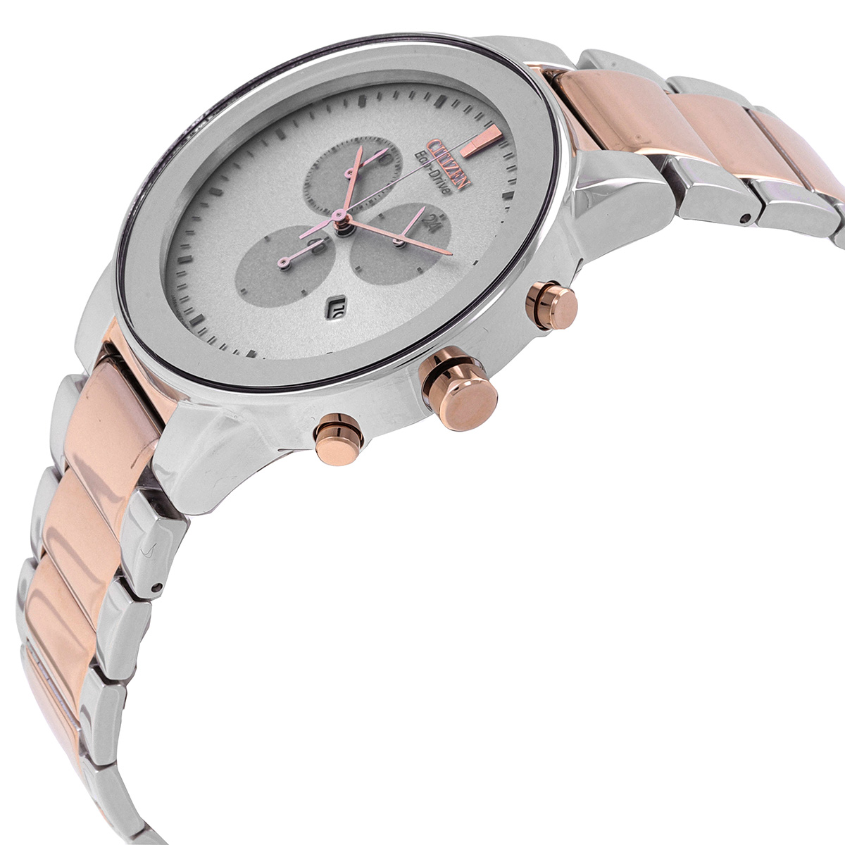 citizen chronograph gmt white dial two tone men's watch at2244 84a citizen chronograph gmt white dial two tone men's watch at2244 84a