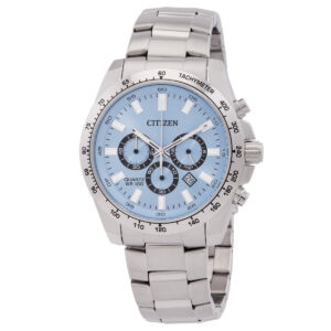 citizen chronograph quartz blue dial watch an8230 59l