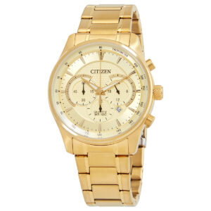 Home citizen chronograph quartz champagne dial men's watch an8192 56p