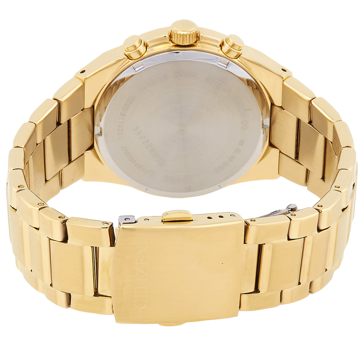 citizen chronograph quartz gold dial men's watch an8172 53p citizen chronograph quartz gold dial men's watch an8172 53p