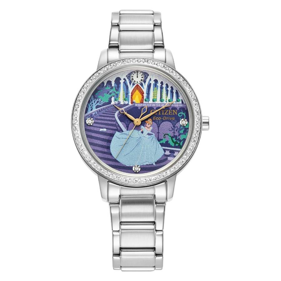 citizen cinderella blue dial ladies watch and pin gift set fe7041 51w citizen cinderella blue dial ladies watch and pin gift set fe7041 51w