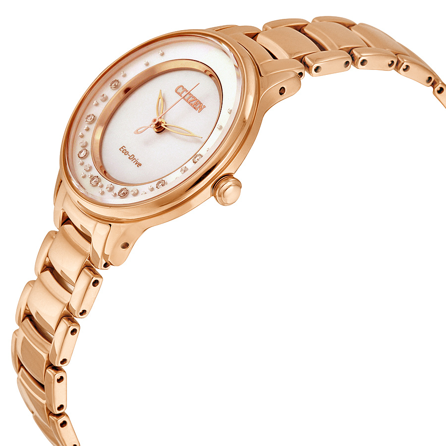 citizen circle of time eco drive mother of pearl dial ladies watch em0382 86d citizen circle of time eco drive mother of pearl dial ladies watch em0382 86d
