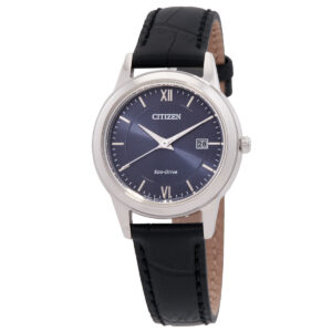 Home citizen classic eco drive blue dial ladies watch fe1087 01l