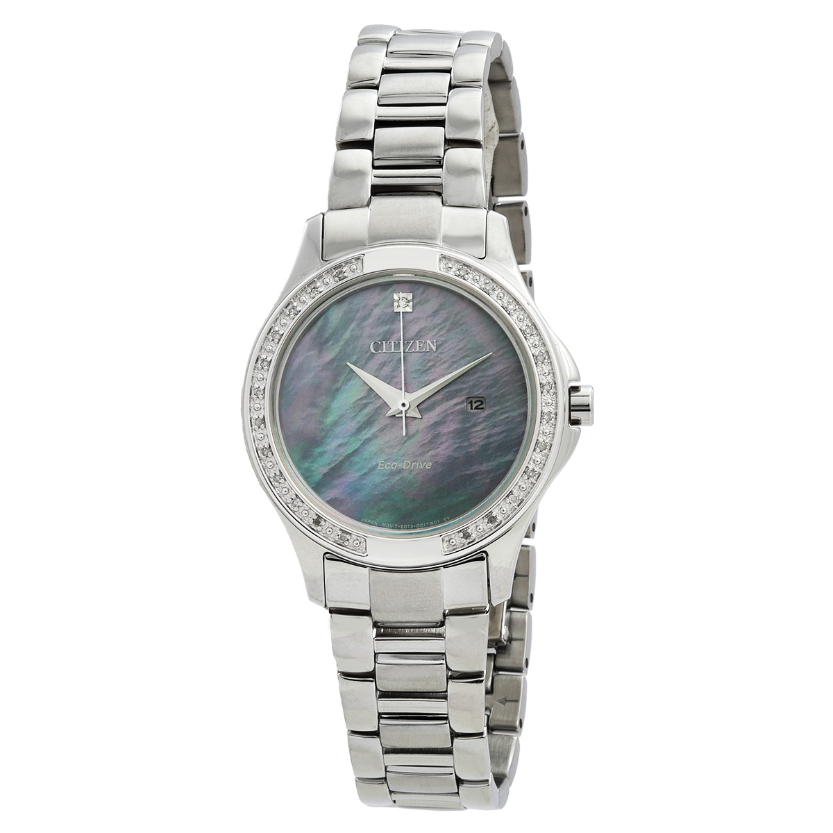citizen classic eco drive crystal mother of pearl dial ladies watch ew2640 54y citizen classic eco drive crystal mother of pearl dial ladies watch ew2640 54y