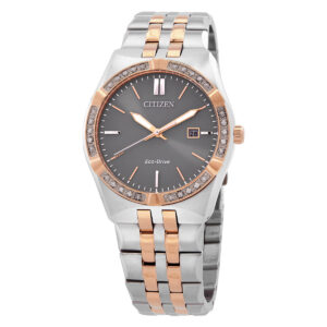 Витрина citizen corso diamond eco drive grey dial men's watch bm7646 55h