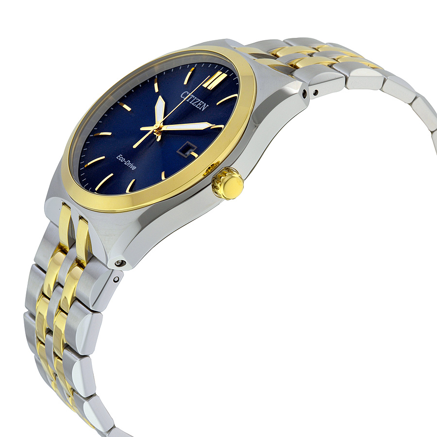 citizen corso eco drive blue dial two tone men's watch bm7334 58l citizen corso eco drive blue dial two tone men's watch bm7334 58l