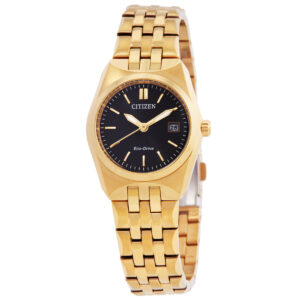 Витрина citizen corso eco drive black dial ladies watch ew2293 56e