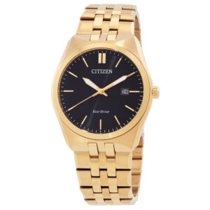 citizen corso eco drive black dial men's watch bm7333 85e