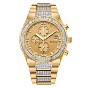 Витрина citizen corso eco drive chronograph watch and bracelet box set ca0752 66p