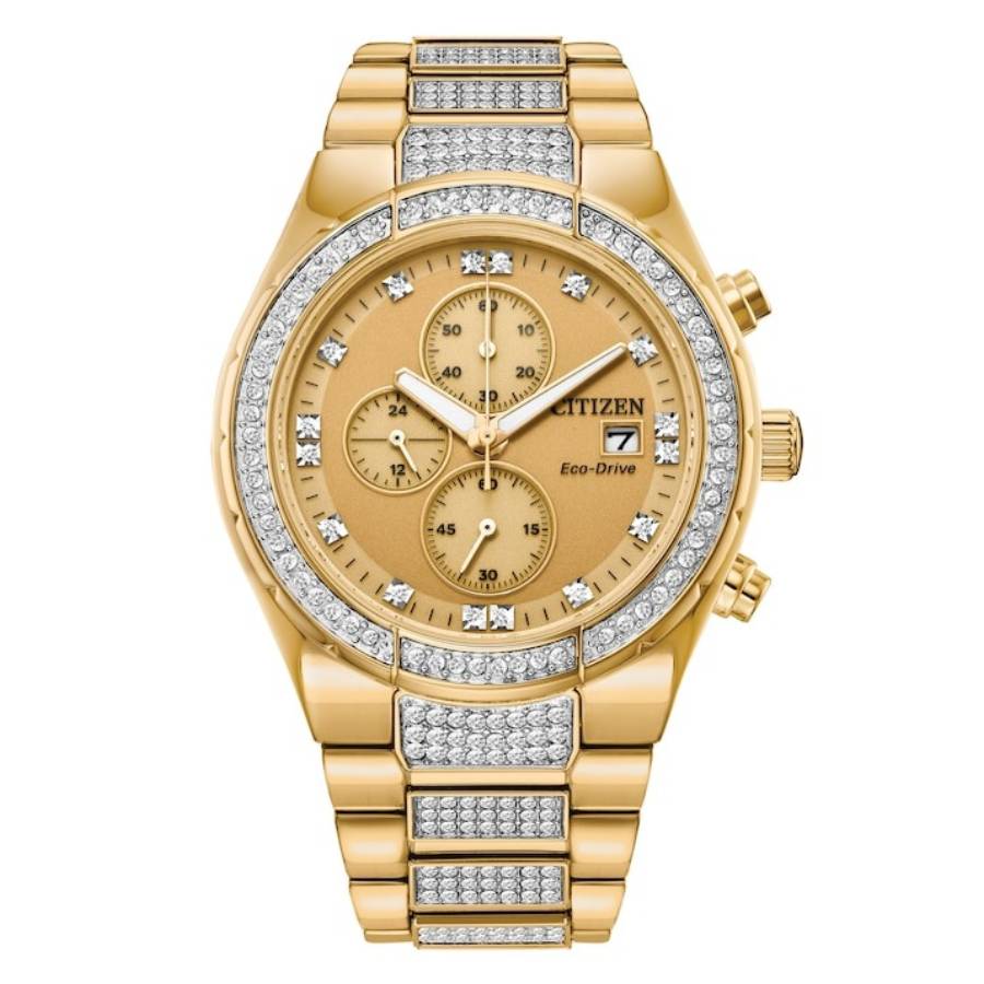 citizen corso eco drive chronograph watch and bracelet box set ca0752 66p citizen corso eco drive chronograph watch and bracelet box set ca0752 66p
