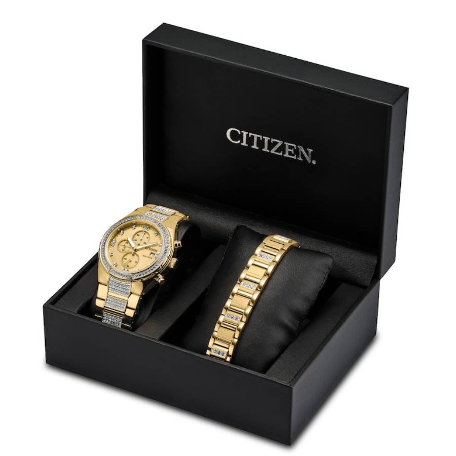 citizen corso eco drive chronograph watch and bracelet box set ca0752 66p citizen corso eco drive chronograph watch and bracelet box set ca0752 66p