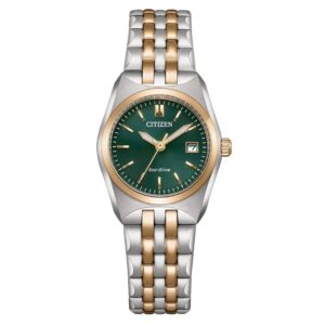 Home citizen corso eco drive green dial ladies watch ew2297 55x