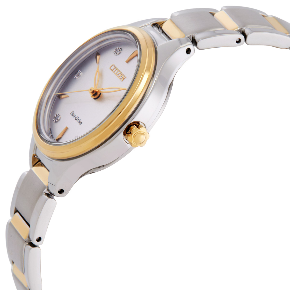 citizen diamond silver dial ladies watch fe2104 50a citizen diamond silver dial ladies watch fe2104 50a