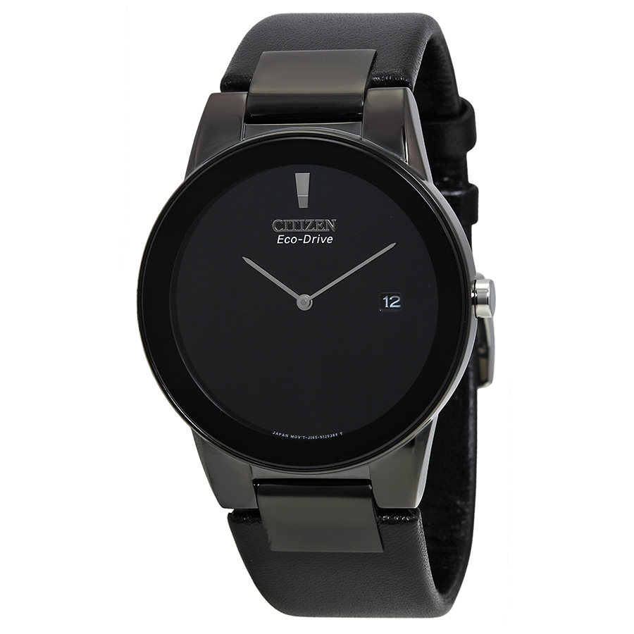 citizen eco drive axiom black dial black leather men's watch au1065 07e citizen eco drive axiom black dial black leather men's watch au1065 07e