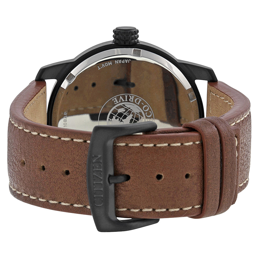 citizen eco drive black dial brown leather men's watch bm8475 26e citizen eco drive black dial brown leather men's watch bm8475 26e