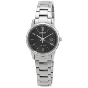 Home citizen eco drive black dial ladies watch ew2318 73e