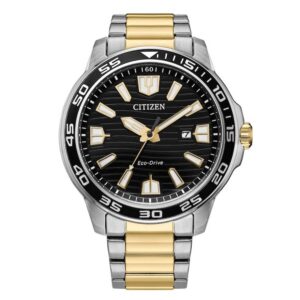 Витрина citizen eco drive black dial men's watch aw1706 52e