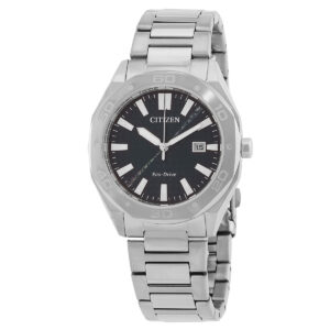 citizen eco drive black dial men's watch bm7630 80e