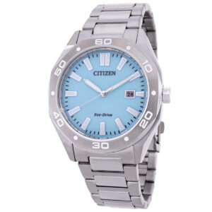 citizen eco drive blue dial men's watch bm7631 87m