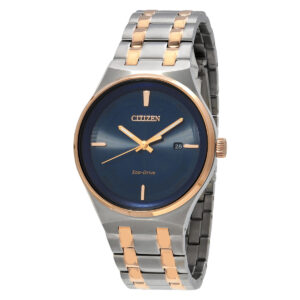 Home citizen eco drive blue dial men's watch bm7656 51l