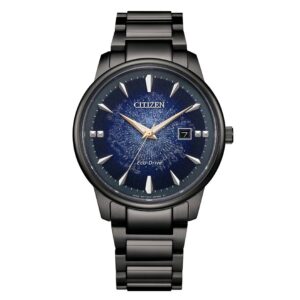 Витрина citizen eco drive blue galaxy dial men's watch bm7595 89m