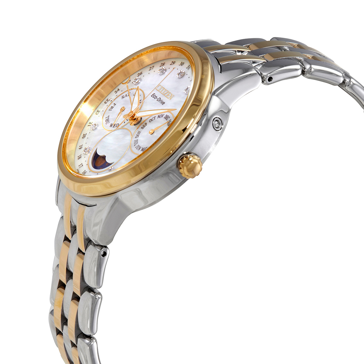 citizen eco drive calendrier chronograph diamond ladies watch fd0004 51d citizen eco drive calendrier chronograph diamond ladies watch fd0004 51d