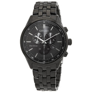 Home citizen eco drive chronograph black dial men's watch at2145 86e