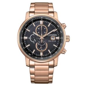 Витрина citizen eco drive chronograph black dial men's watch ca0848 85e