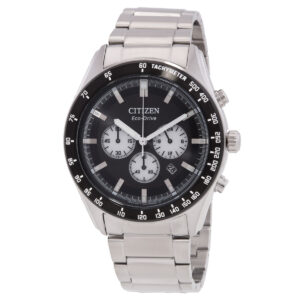 Home citizen eco drive chronograph black dial men's watch ca4674 58e