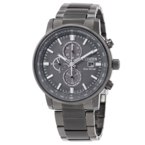 Витрина citizen eco drive chronograph grey dial men's watch ca0847 88h