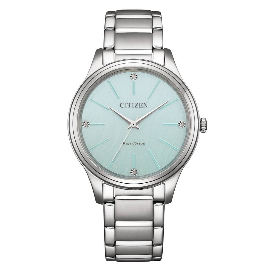 citizen eco drive crystal green dial ladies watch em1220 58y citizen eco drive crystal green dial ladies watch em1220 58y