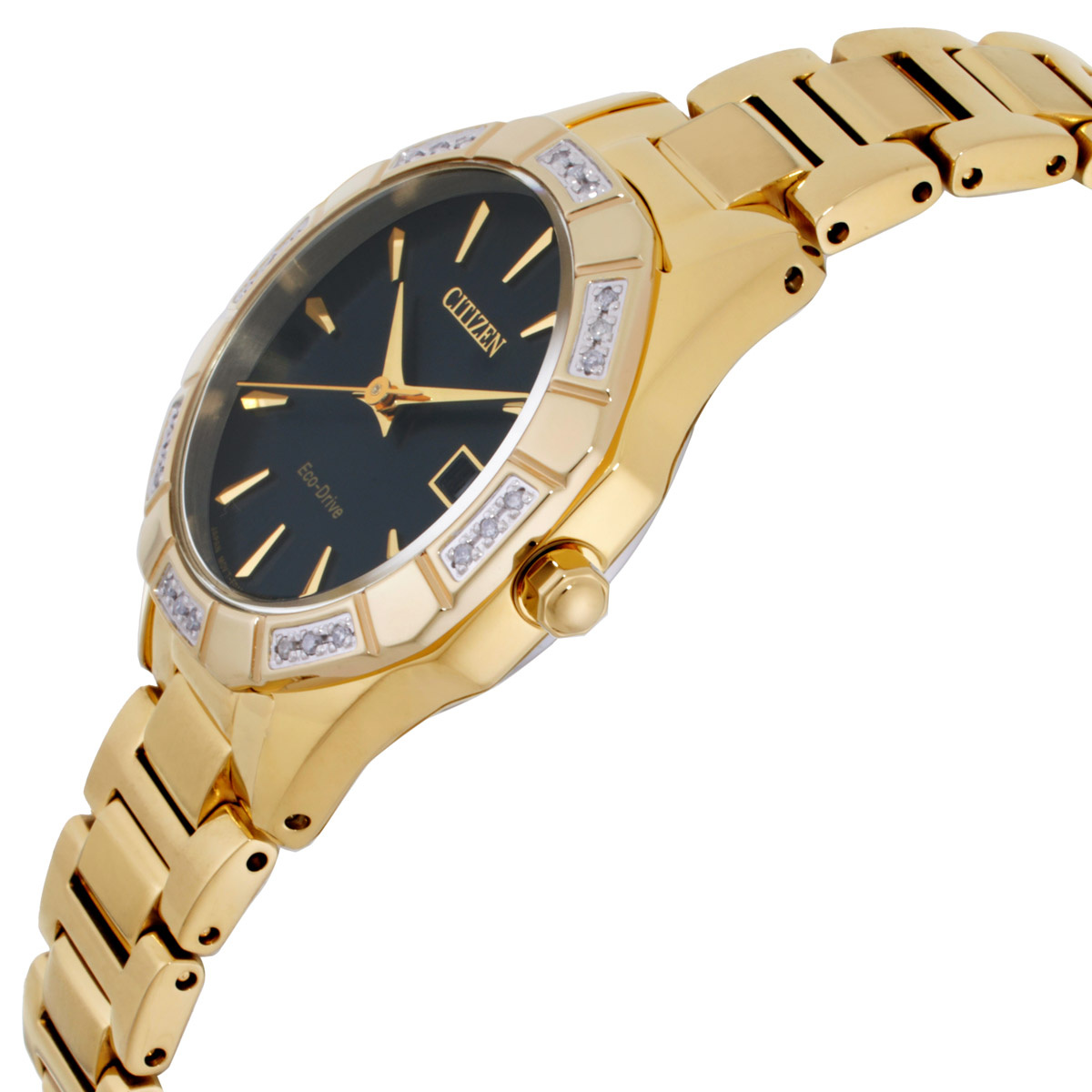 citizen eco drive diamond black dial ladies watch ew2652 55e citizen eco drive diamond black dial ladies watch ew2652 55e
