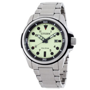 Витрина citizen eco drive green dial men's watch aw1800 89x