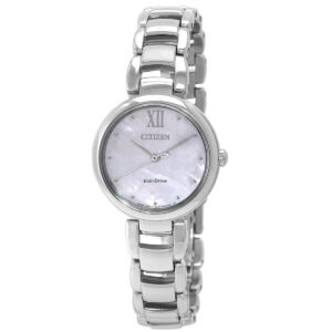 Home citizen eco drive mother of pearl dial ladies watch em0530 81d
