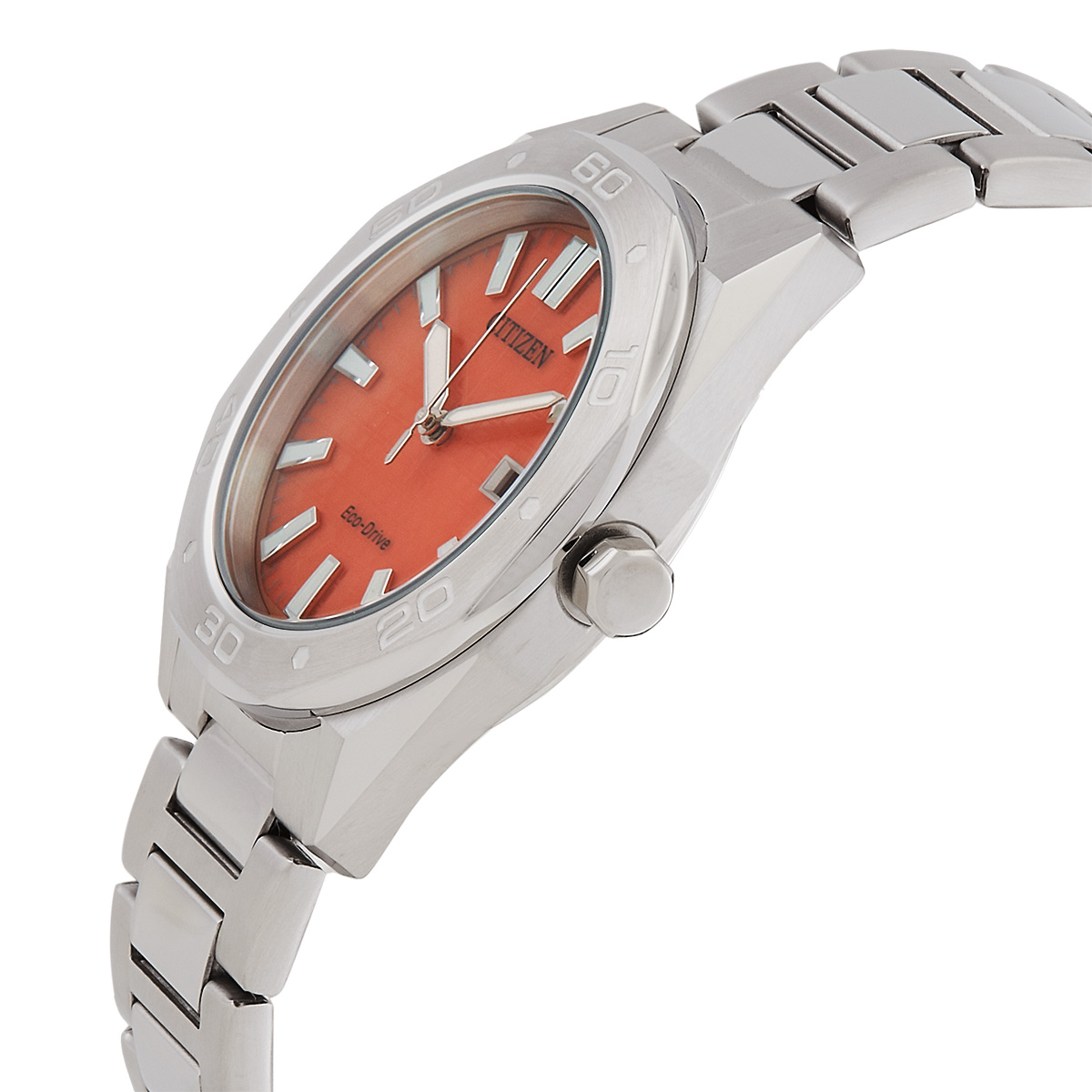 citizen eco drive orange dial men's watch bm7630 80z citizen eco drive orange dial men's watch bm7630 80z