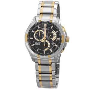 Витрина citizen eco drive perpetual alarm black dial men's watch bl8164 57e