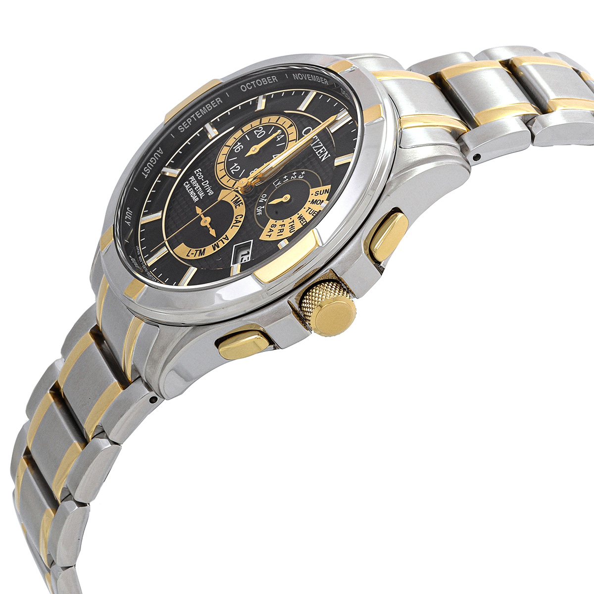 citizen eco drive perpetual alarm black dial men's watch bl8164 57e citizen eco drive perpetual alarm black dial men's watch bl8164 57e