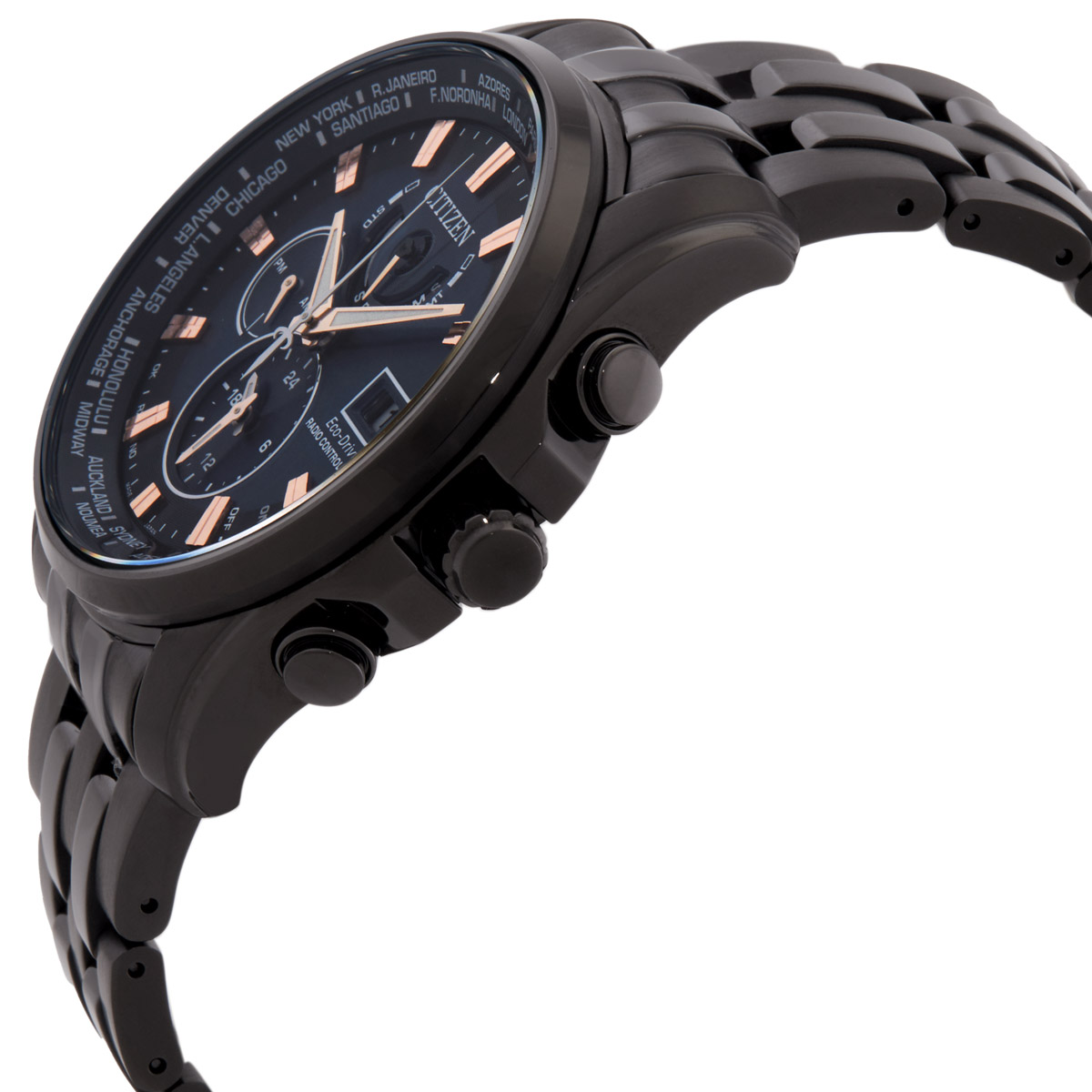 citizen eco drive perpetual alarm world time gmt black dial men's watch at9039 51l citizen eco drive perpetual alarm world time gmt black dial men's watch at9039 51l