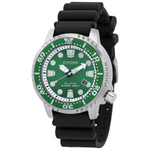 citizen eco drive promaster green dial men's watch bn0158 18x