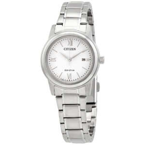 Home citizen eco drive white dial ladies watch fe1220 89a