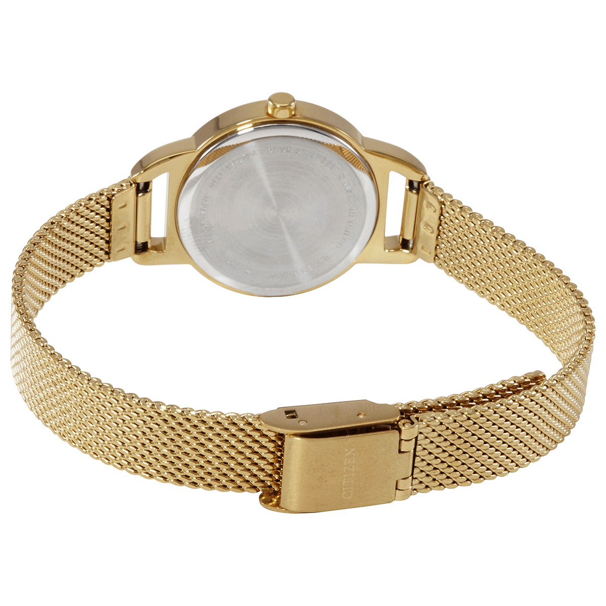 citizen gold tone stainless quartz black dial ladies watch ez7002 54e citizen gold tone stainless quartz black dial ladies watch ez7002 54e