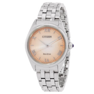 Home citizen l eco drive copper dial ladies watch em1140 80x