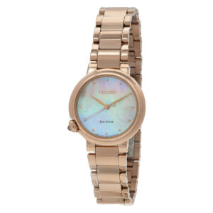 Витрина citizen l eco drive mother of pearl dial ladies watch em0919 85y