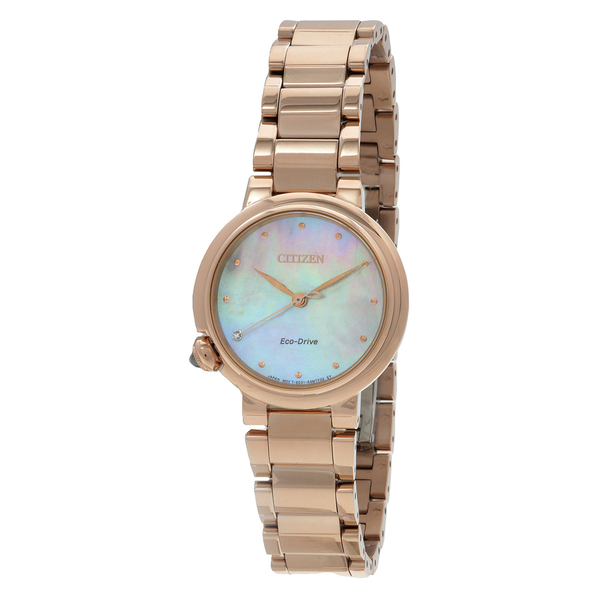 citizen l eco drive mother of pearl dial ladies watch em0919 85y citizen l eco drive mother of pearl dial ladies watch em0919 85y
