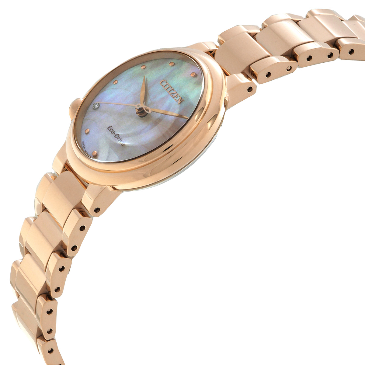 citizen l eco drive mother of pearl dial ladies watch em0919 85y citizen l eco drive mother of pearl dial ladies watch em0919 85y