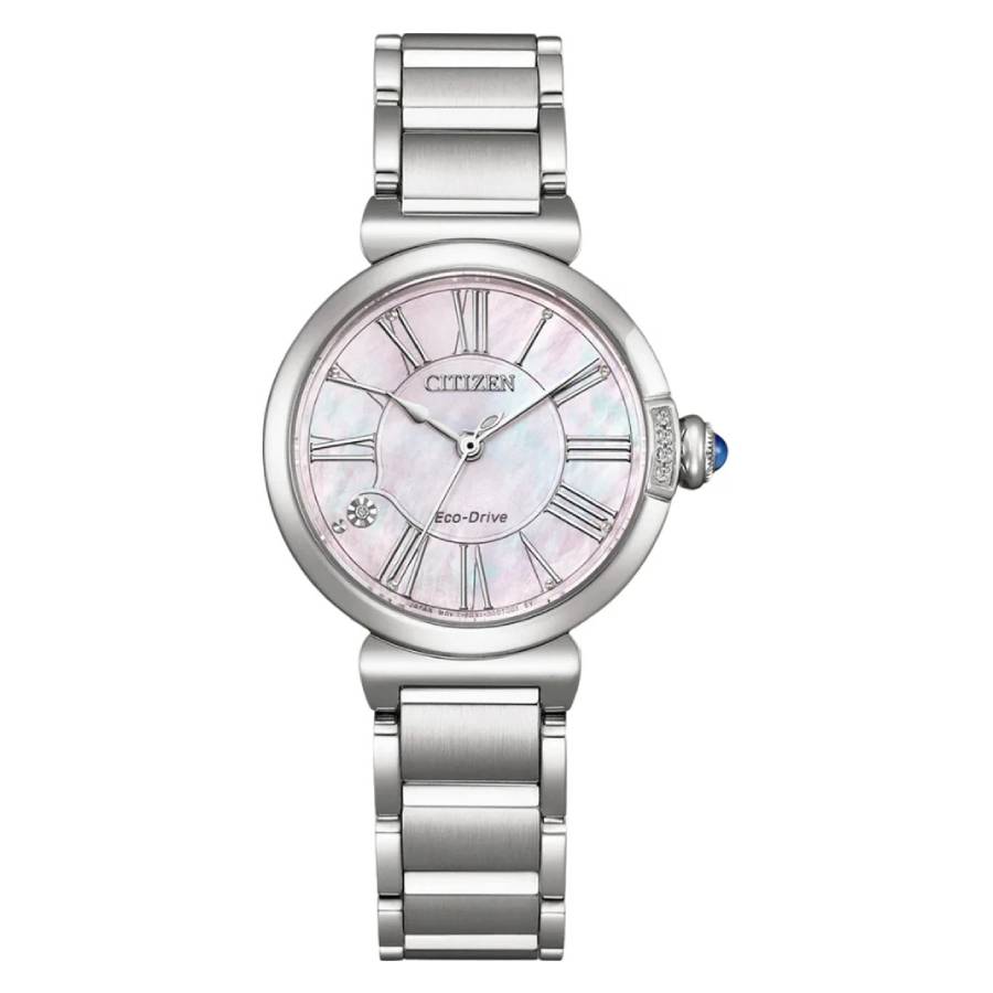 citizen l eco drive mother of pearl dial ladies watch em1060 87y citizen l eco drive mother of pearl dial ladies watch em1060 87y