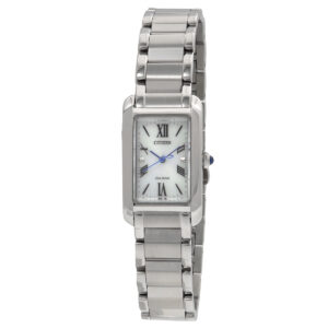 Home citizen l eco drive white dial ladies watch ew5620 55a